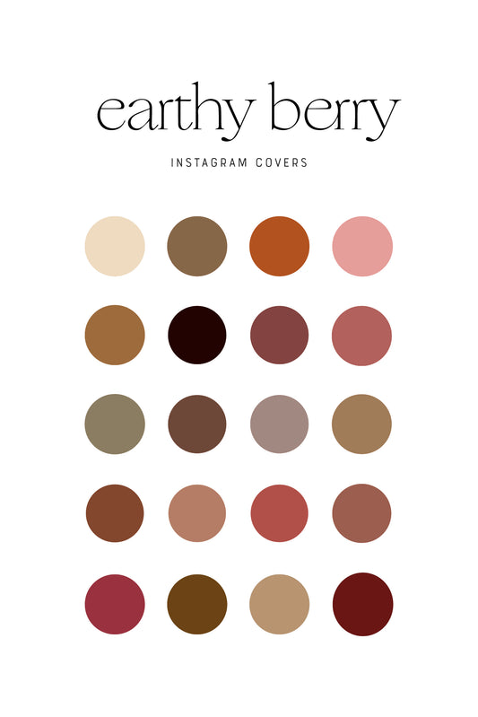 Earthy Berry Instagram Highlight Covers