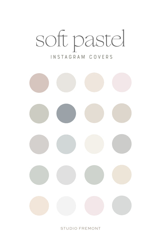 Soft Pastel Instagram Highlight Covers